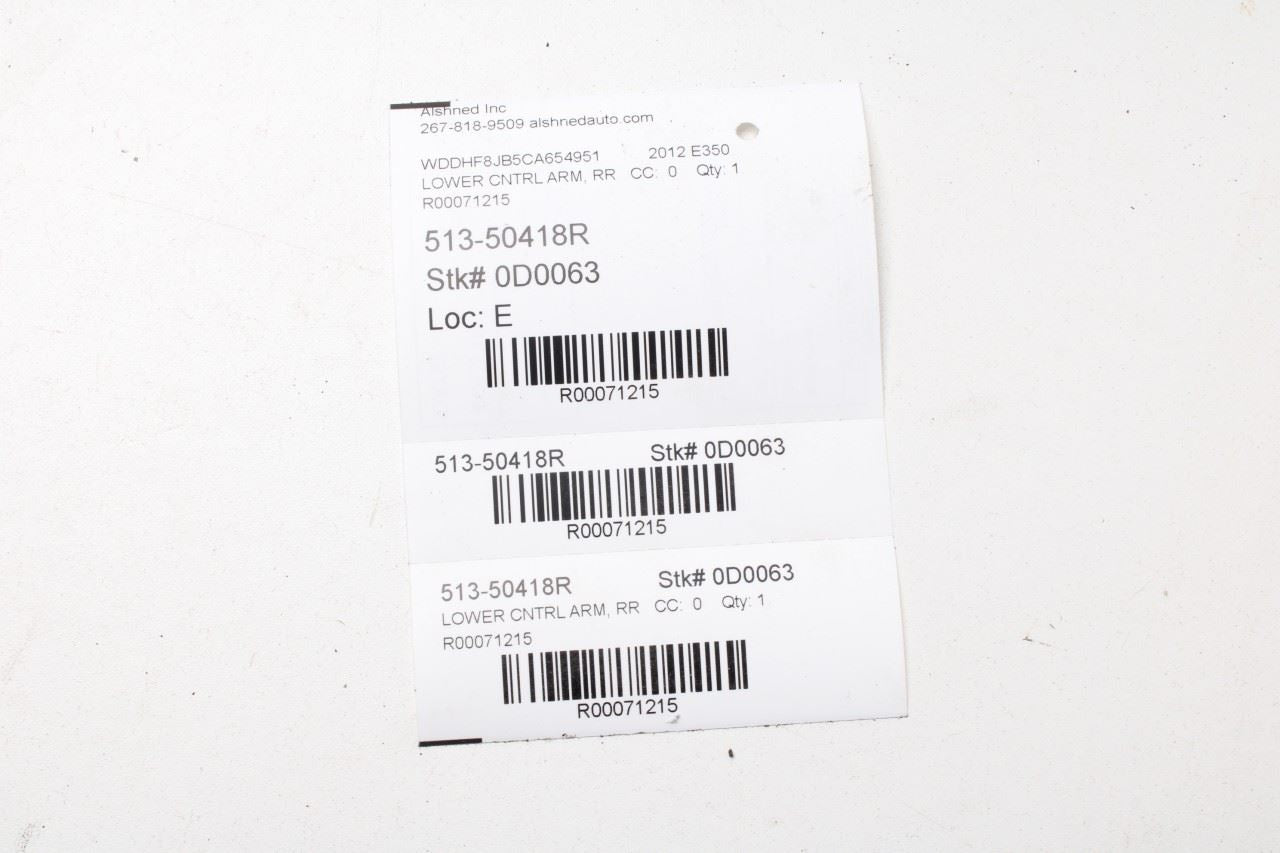 10-16 Mercedes-Benz E350 Sport 4Matic AWD Rear Suspension Right Control Arms Set - Alshned Auto Parts