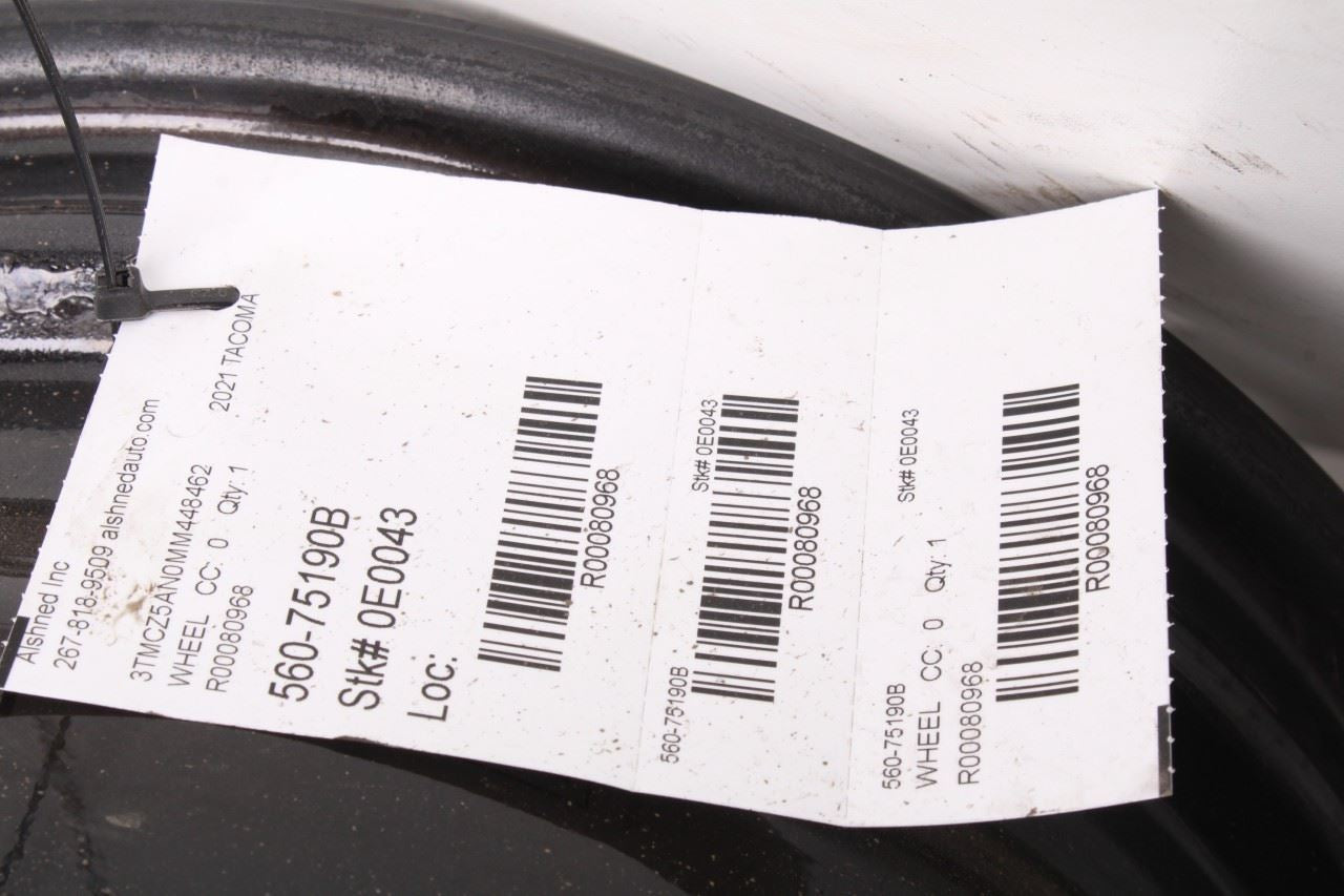 2020-2023 Toyota Tacoma SR5 Aluminum Wheel R16x7J 6 V Spoke 42611-04231 OEM9