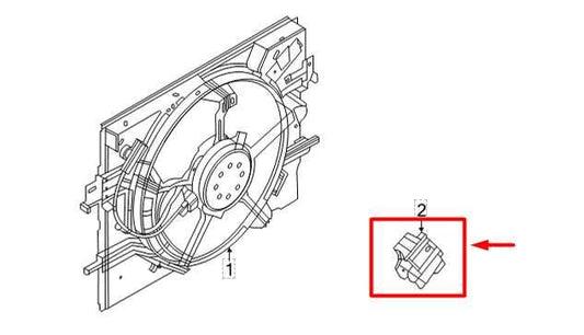 20-24 Nissan Sentra 2.0L Engine Radiator Cooling Fan Motor Relay 25230-00Q0J OEM - Alshned Auto Parts