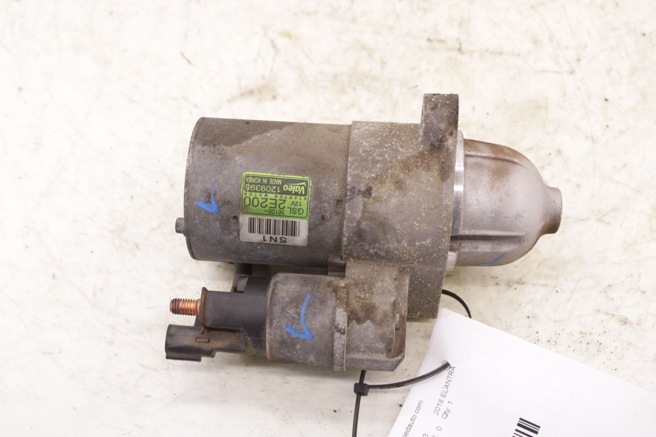2017-2020 Hyundai Elantra Value Edition 2.0L Engine Starter Motor 36100-2E200 - Alshned Auto Parts