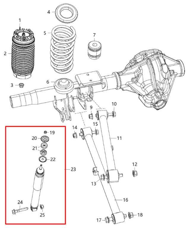 2019-25 Ram 2500 Big Horn 6.4L Rear RH Side Shock Strut Absorber Bilstein *ReaD* - Alshned Auto Parts