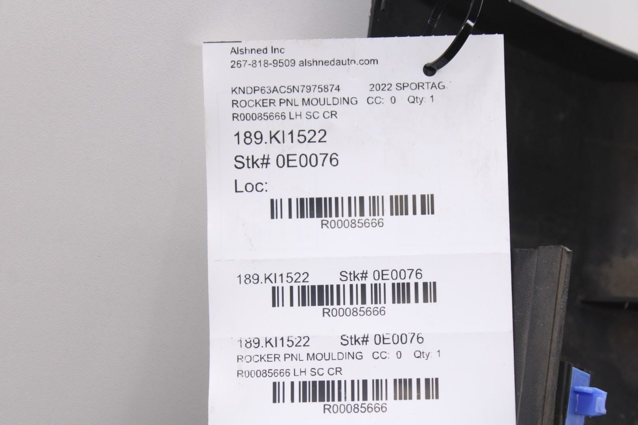 2016-22 Kia Sportage Nightfall Left Rocker Skirt Panel Molding 87753D9010 *ReaD*14