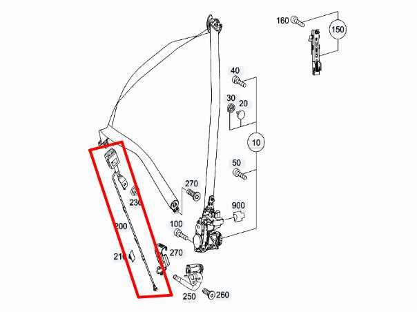 2012-15 Mercedes-Benz ML350 3.5L RWD Front Right or Left Side Seat Belt Buckle - Alshned Auto Parts