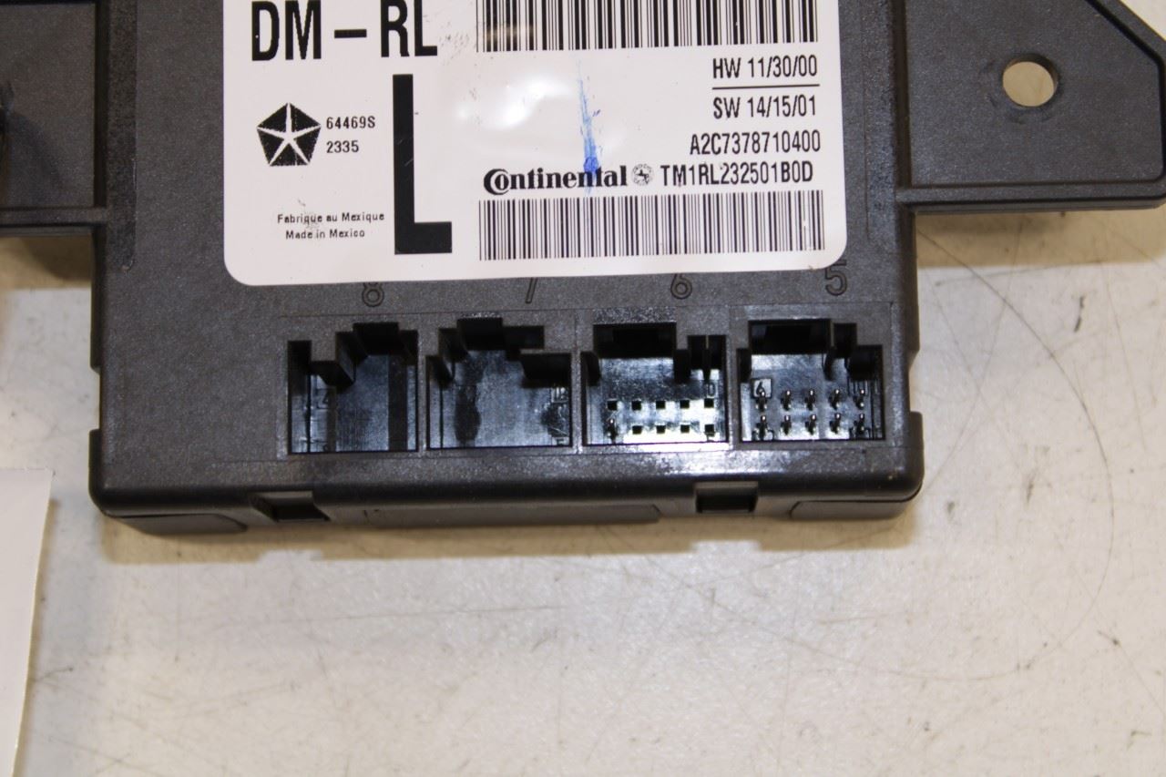 2014-16 Maserati Ghibli S Q4 3.0L AWD Rear Driver Left Side Door Control Module - Alshned Auto Parts