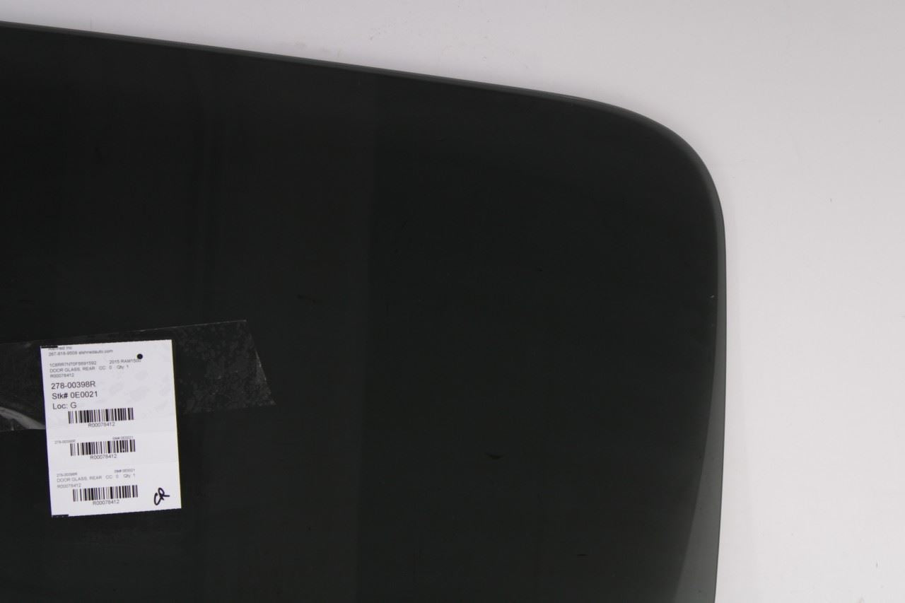 11-2018 RAM 1500 Laramie Crew Cab Rear Right Door Window Glass 55112402AA *ReaD* - Alshned Auto Parts
