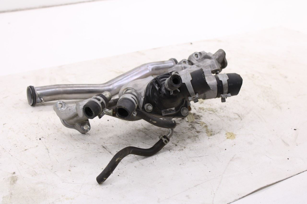 2015-20 Acura TLX Tech 3.5L Engine Coolant Water Thermostat Housing w/ Hose Tube8