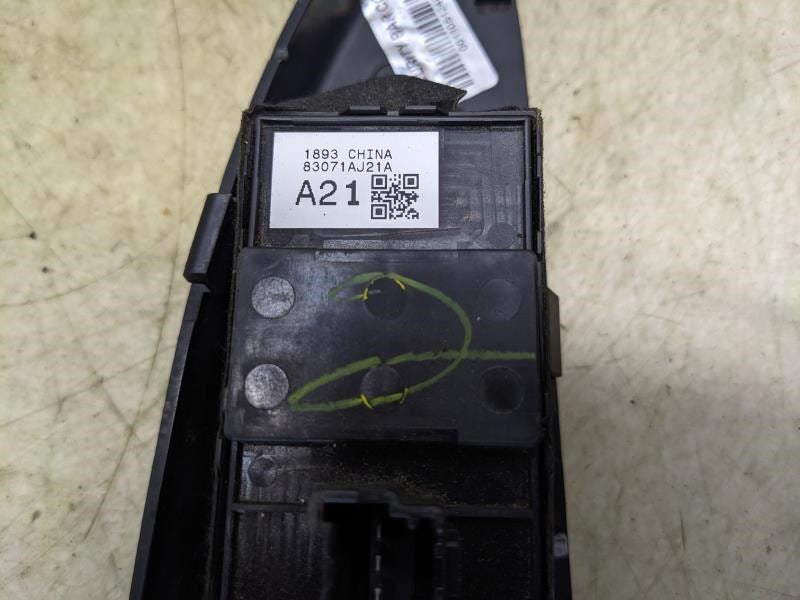 2013-2014 Subaru Legacy Front Left Master Power Window Switch 83071AJ21A OEM - Alshned Auto Parts