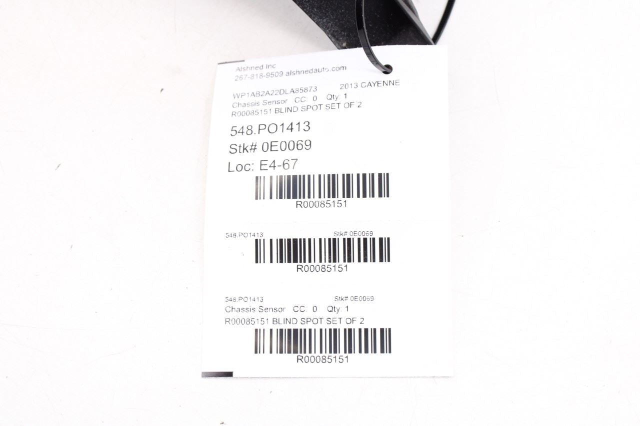 11-2018 Porsche Cayenne S RR LH and RH Blind Spot Detection Radar Sensor Modules8