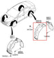 2019-20 Hyundai Elantra SEL Rear Left Driver Side Wheelhouse Liner Splash Shield - Alshned Auto Parts