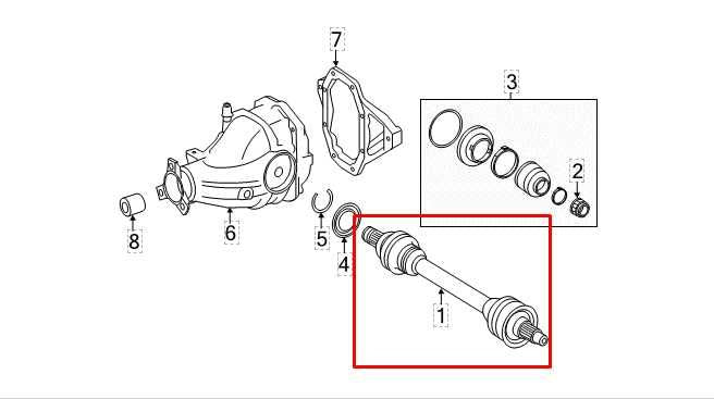 12-15 Mercedes-Benz ML350 RWD Rear Right CV Axle Drive Half Shaft 166-350-10-00 - Alshned Auto Parts