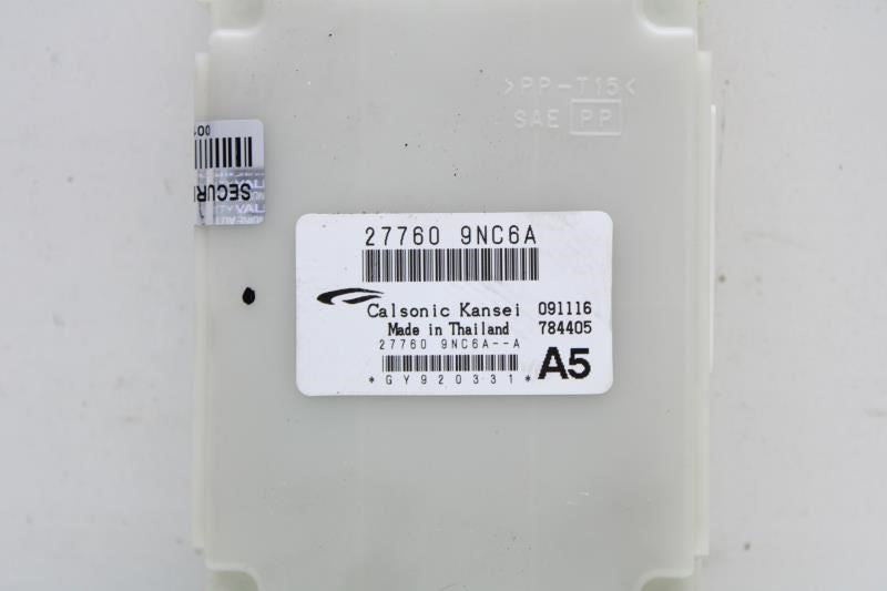 2016-2018 Infiniti QX60 AC Amplifier Temperature Control Module 27760-9NC6A OEM - Alshned Auto Parts