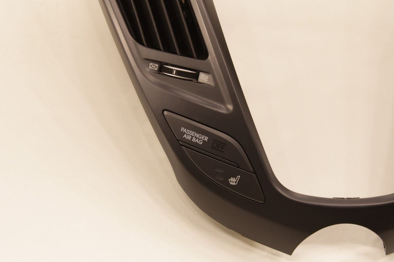 2011-2017 Hyundai Veloster Turbo Dash Center Bezel Trim w/ Air Vent Grille - Alshned Auto Parts