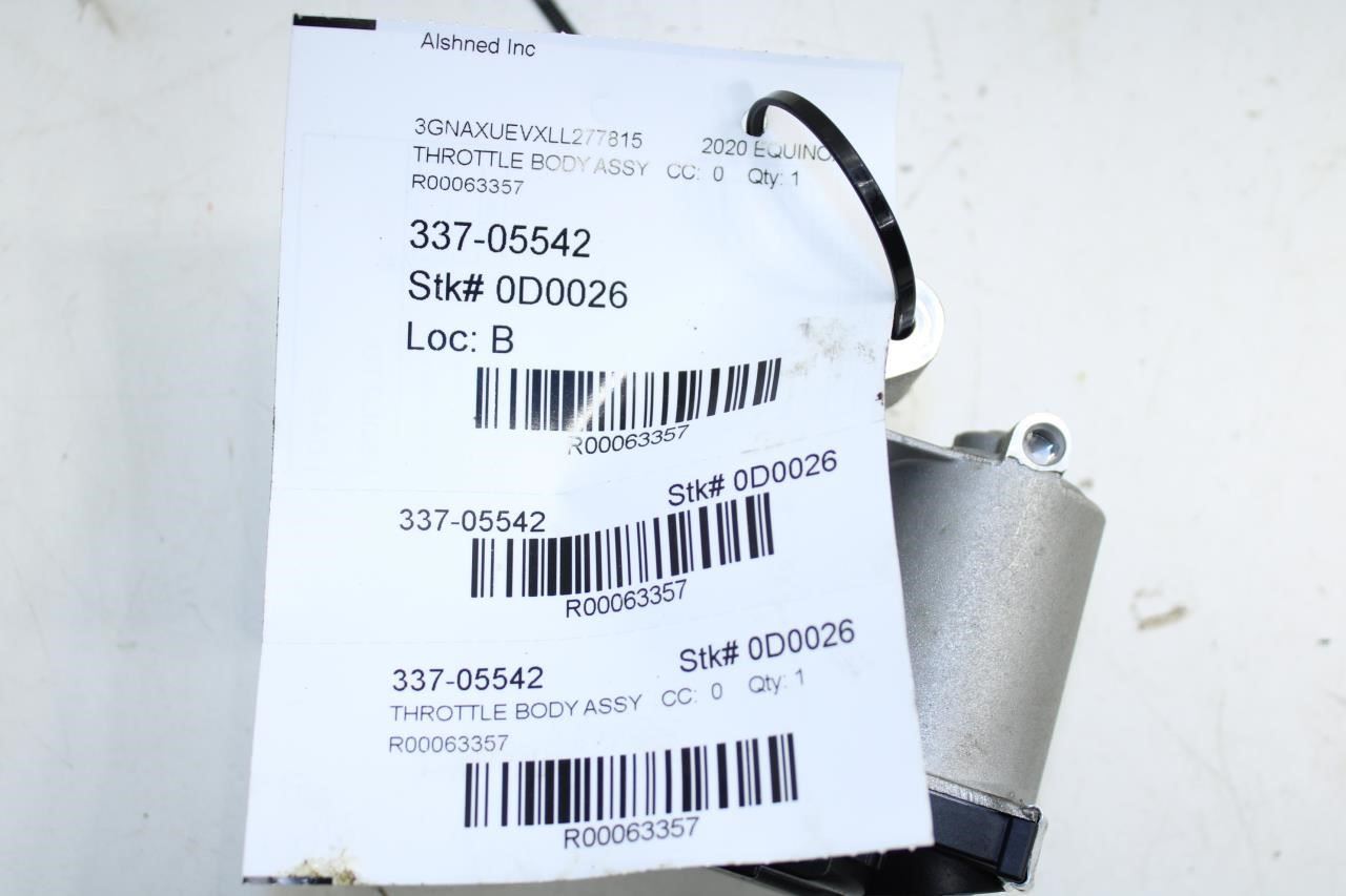 2018-2022 Chevrolet Equinox LT 1.5L Fuel Injection Throttle Body 12671379 OEM - Alshned Auto Parts