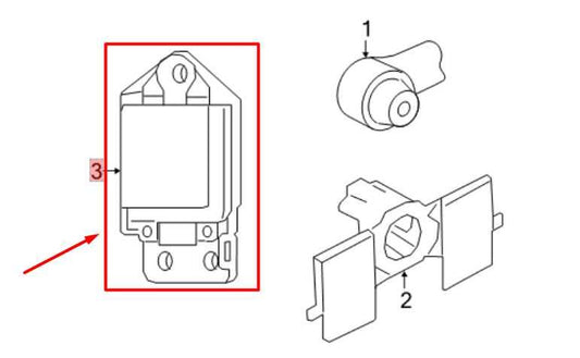 2017-20 Nissan Maxima Right Side Blind Spot Radar Sensor Module 284K0-9HU0A OEM - Alshned Auto Parts