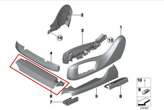 2013-2022 BMW 750I xDrive Front Right and Left Side Seat Lower Trim Cover Panel - Alshned Auto Parts