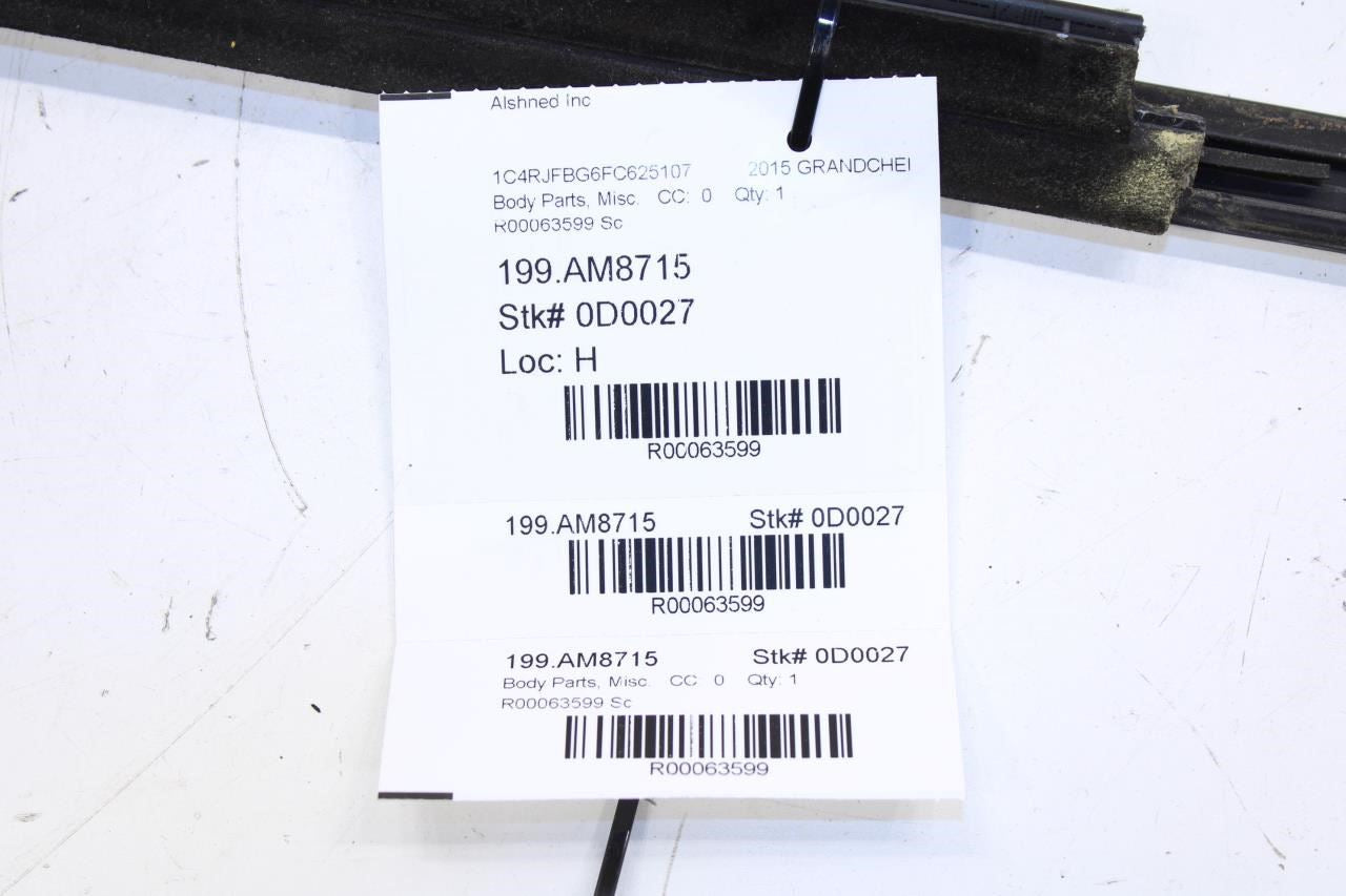 11-15 Jeep Grand Cherokee Rear Right Door Belt Outer Weatherstrip 55399292AE OEM - Alshned Auto Parts