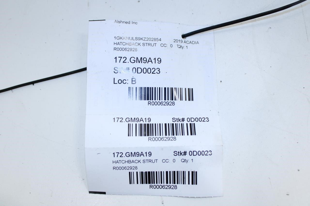 17-23 GMC Acadia SLT-1 RR RH and LH Liftgate Power Lift Cylinder Strut 84710184 - Alshned Auto Parts