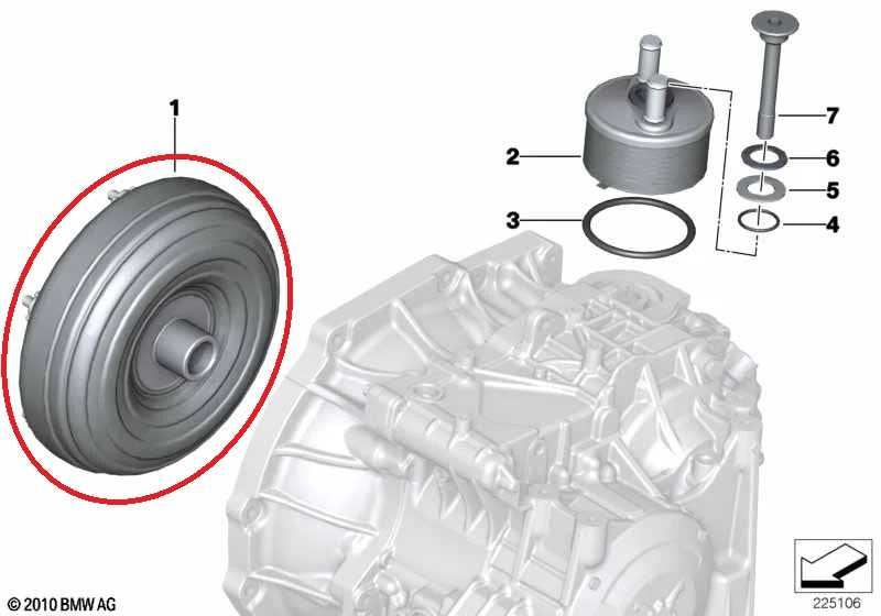 2010-16 Mini Countryman Cooper S 1.6L Auto Transmission Torque Converter 75982541