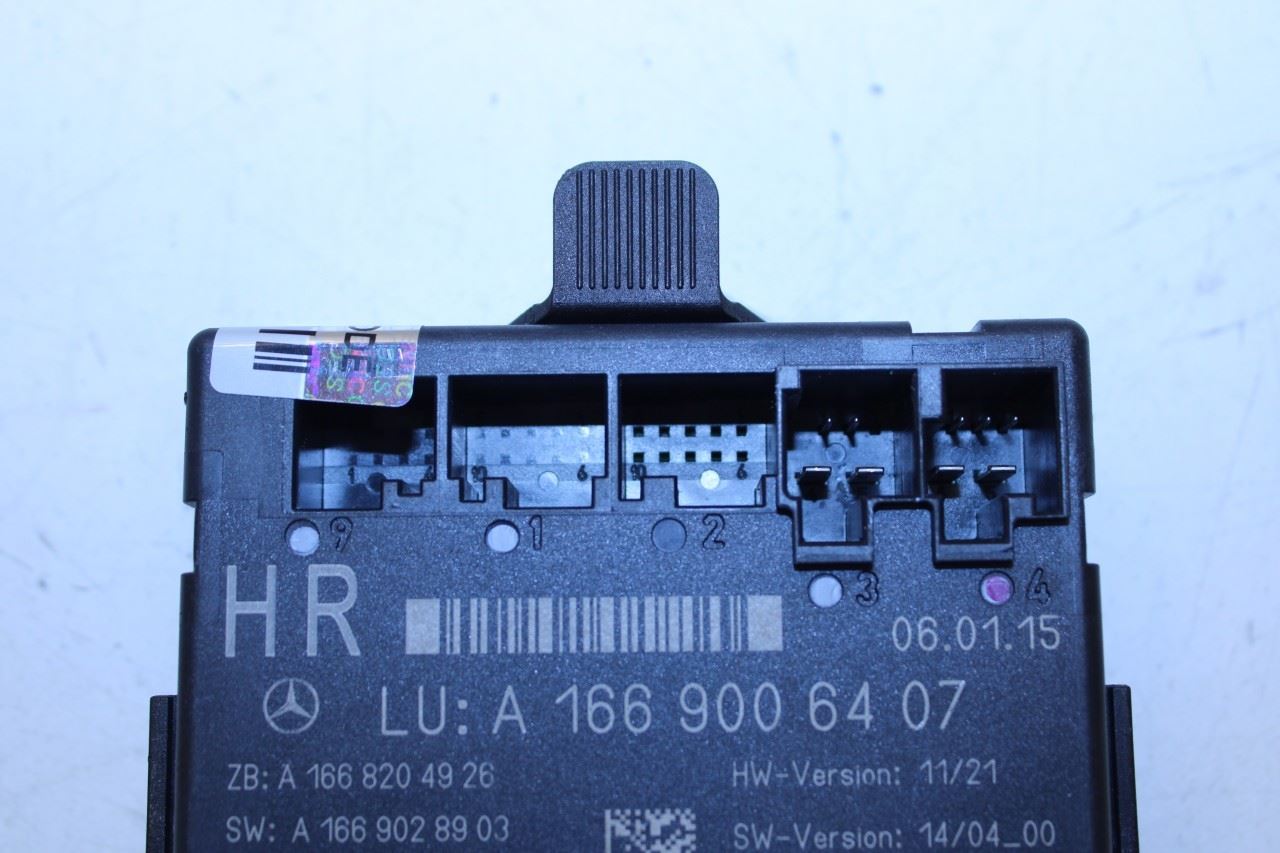 2012-2015 Mercedes-Benz ML350 Rear Right Door Control Module 166-900-64-07 OEM - Alshned Auto Parts