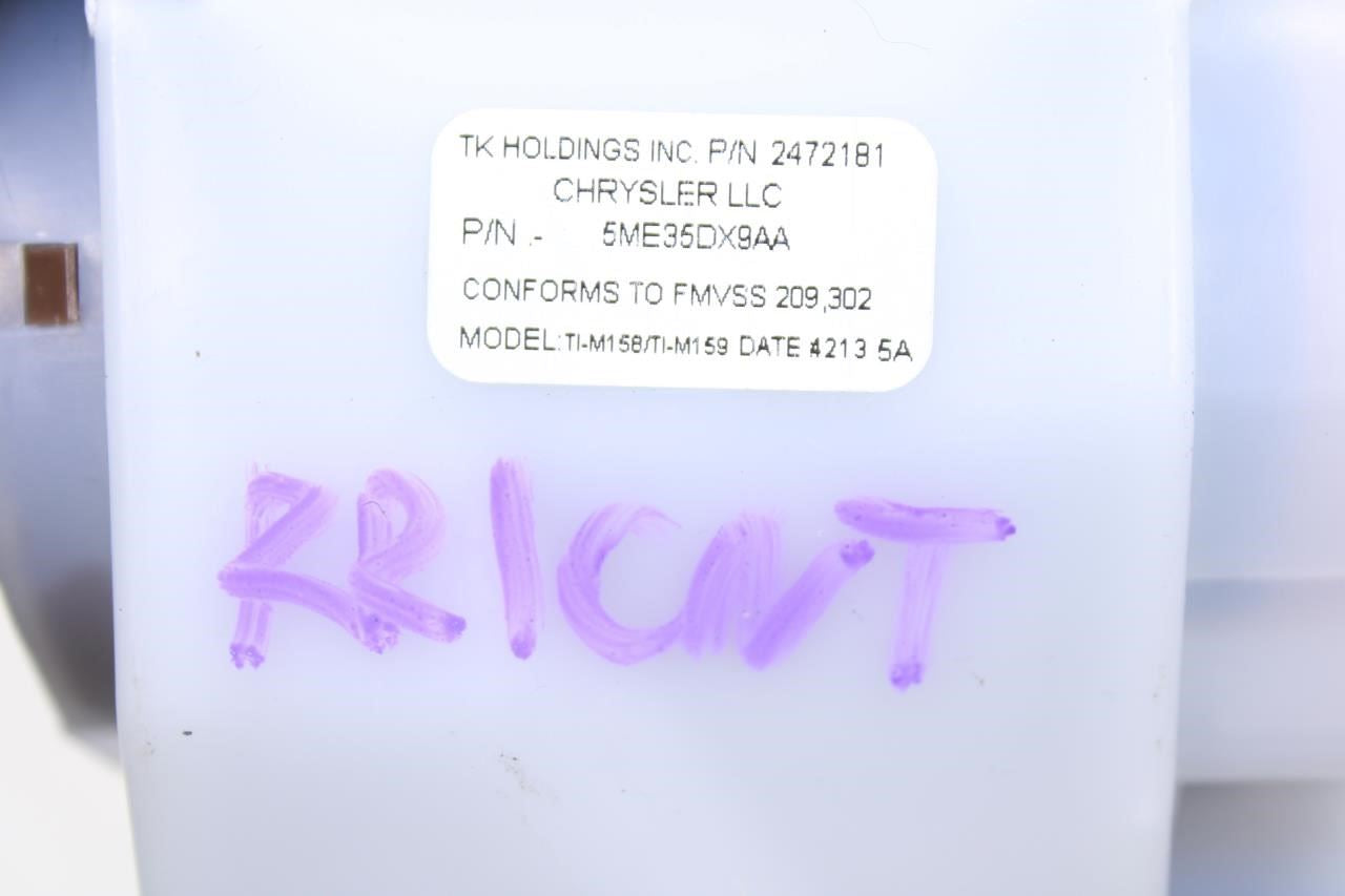 14-18 Jeep Grand Cherokee Rear Center 2nd Row Seat Belt Retractor 5ME35DX9AA OEM - Alshned Auto Parts