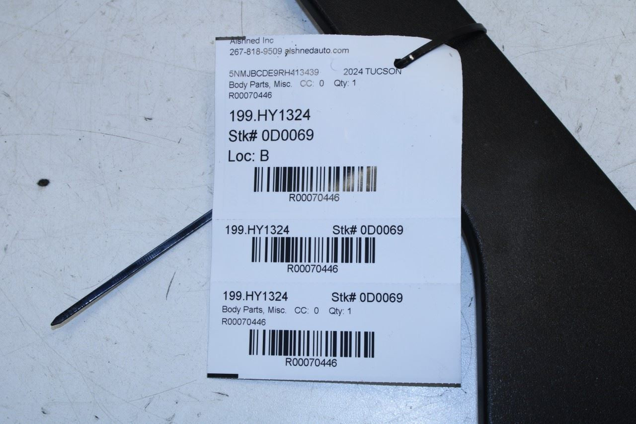 2022-2025 Hyundai Tucson SEL Rear Left Door Corner Garnish Molding 83270-CW000 - Alshned Auto Parts