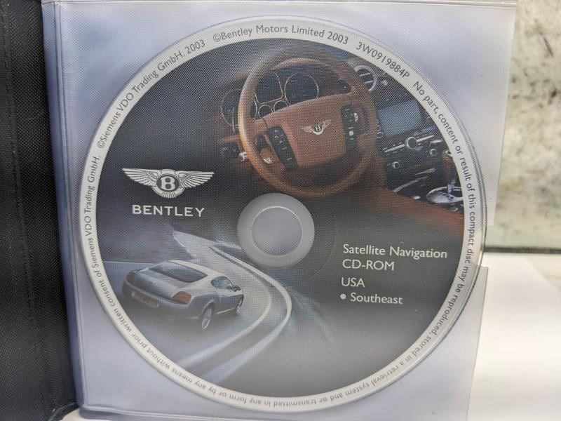 2005 Bentley Continental GT Satellite Navigation CD-ROM Set of 5 3W0919884P OEM - Alshned Auto Parts