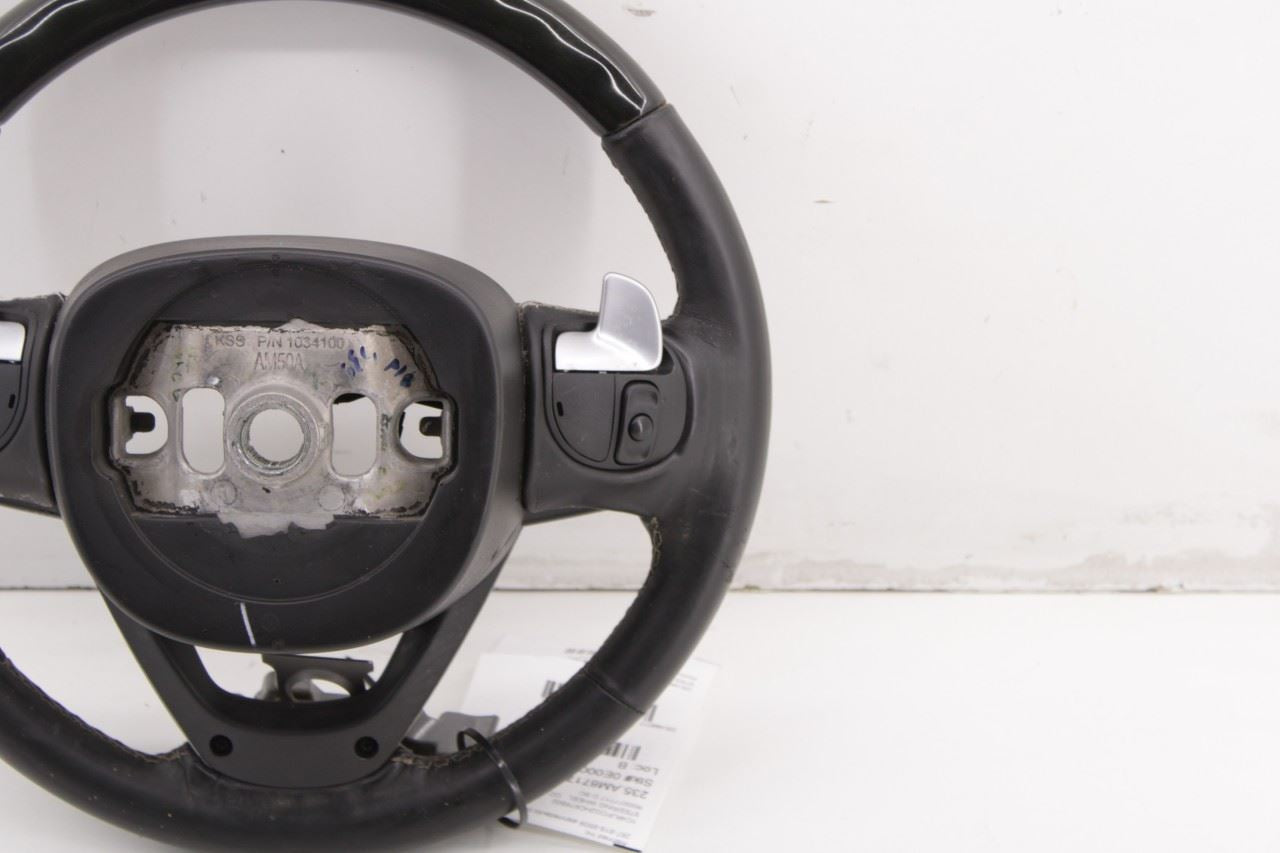 2014-19 Jeep Grand Cherokee 3.6L Steering Wheel Leather Wood w/ Control Buttons - Alshned Auto Parts