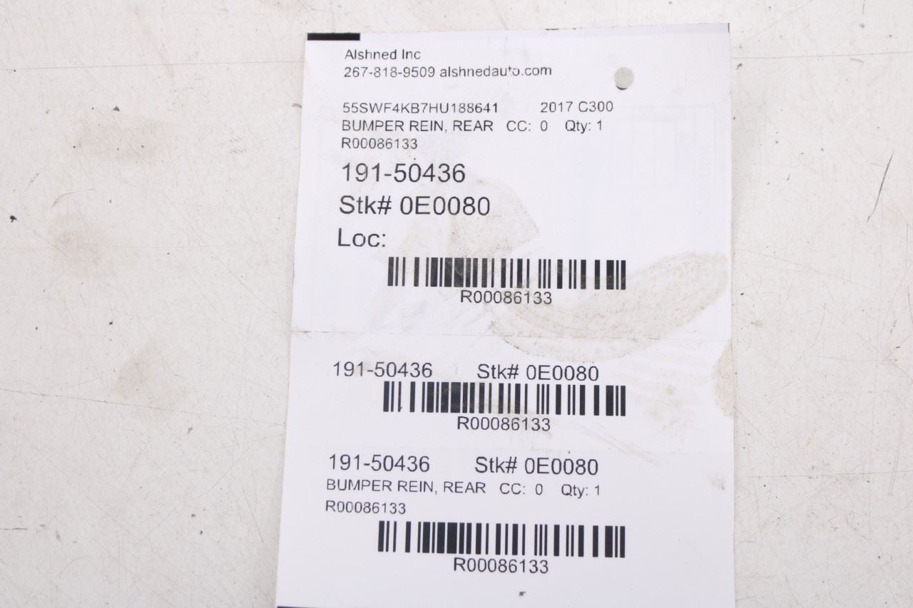 2017-2023 Mercedes-Benz C300 4Matic Rear Bumper Reinforcement Impact Bar Beam10