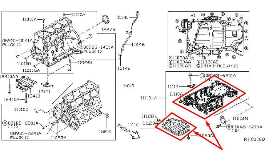 14-20 Nissan Rogue SV 2.5L QR25DE Engine Upper and Lower Oil Pan US Built *ReaD*1