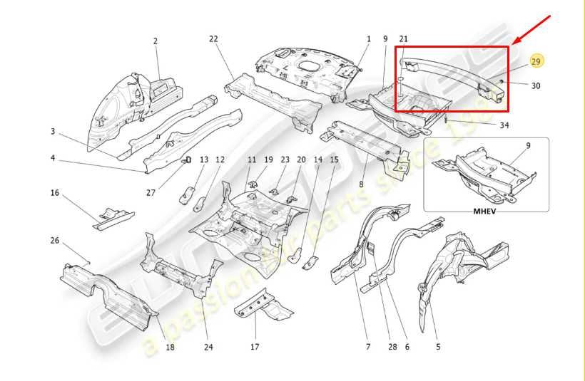 2014-2021 Maserati Ghibli S Q4 Rear Bumper Reinforcement Impact Bar 670004652 - Alshned Auto Parts