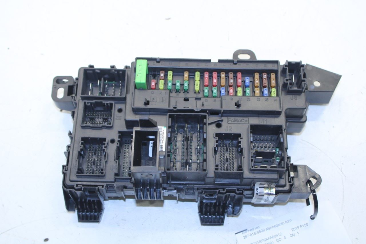 18-20 Ford F150 XL Super Cab 2.7L BCM Keyless Entry Body Control Module Fuse Box - Alshned Auto Parts
