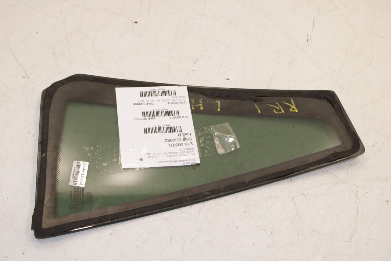 2011-2017 BMW X3 xDrive28i Rear Left Driver Side Door Fixed Quarter Window Glass - Alshned Auto Parts