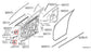 2015-2024 Nissan Murano Platinum Front Left Side Door Hinge Upper and Lower Pair - Alshned Auto Parts