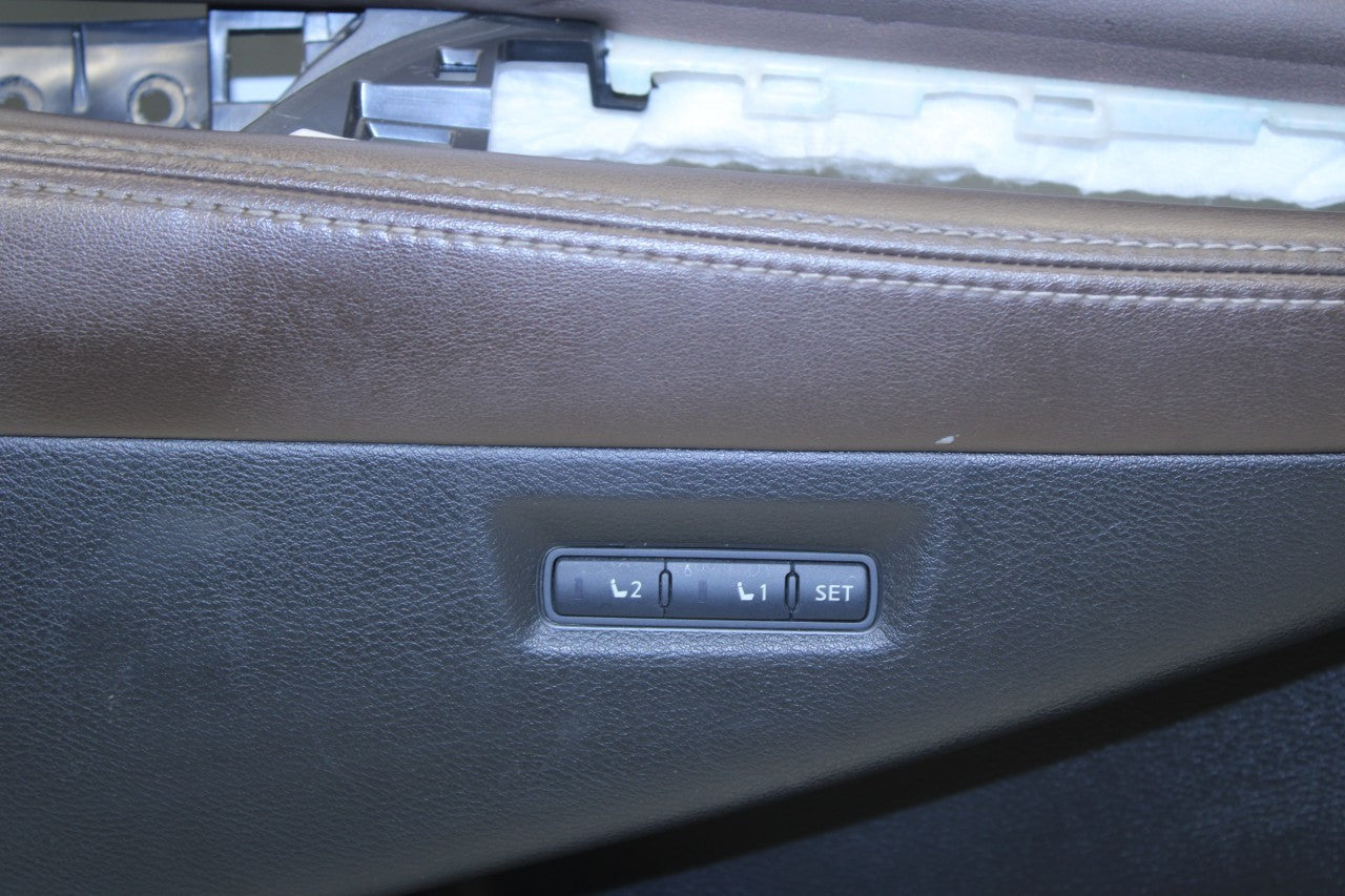 2015-2018 Nissan Murano Platinum Front Left Driver Door Trim Panel 80901-5AD2D - Alshned Auto Parts