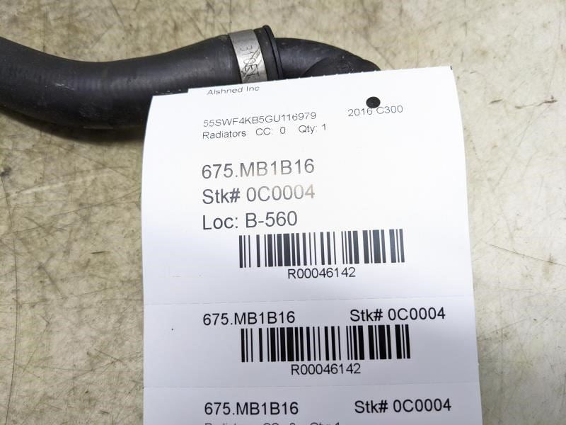 2015-2018 Mercedes-Benz C300 Engine Radiator Coolant Hose Tube 205-501-19-00 OEM