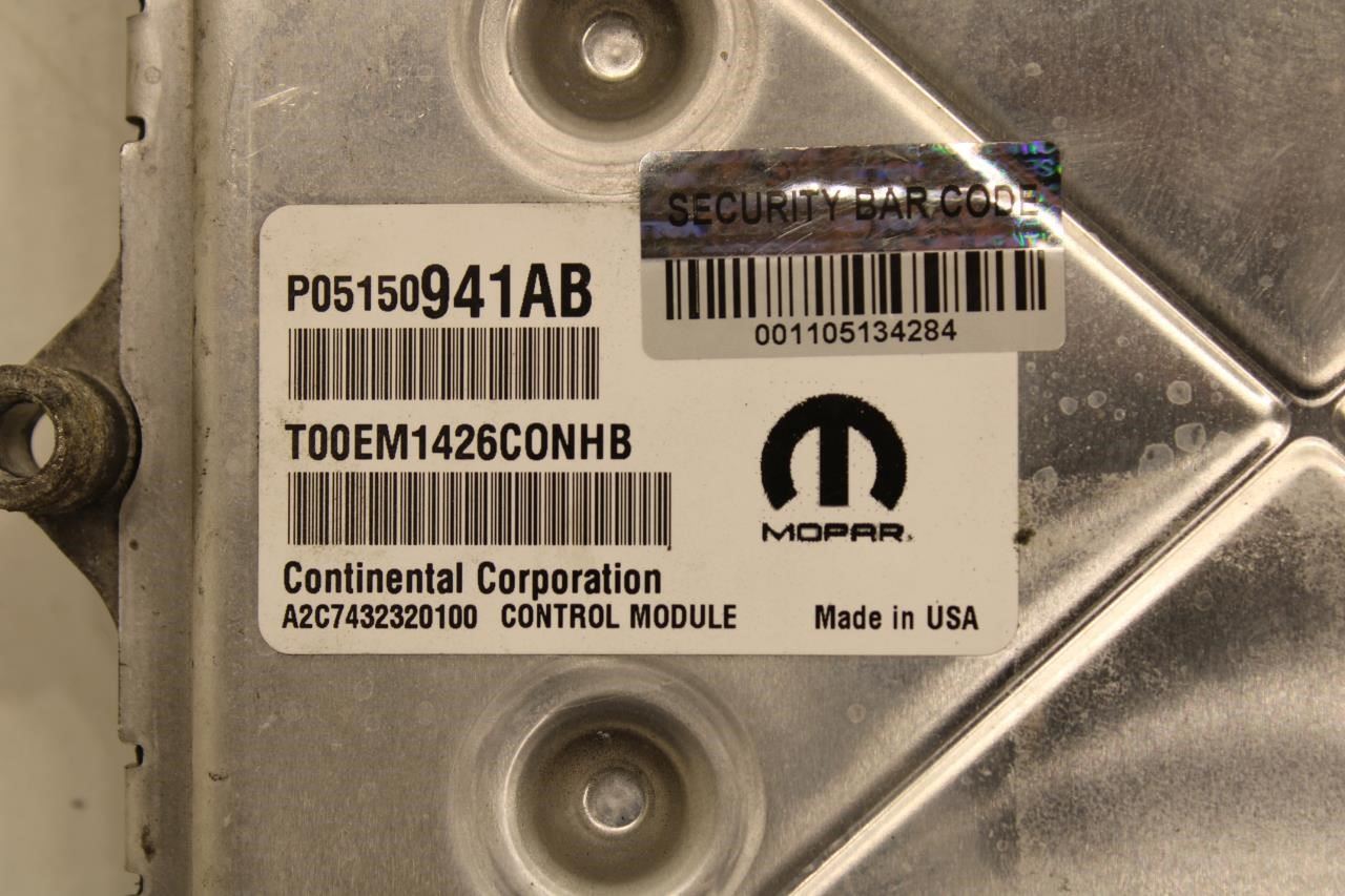 2015-2017 Jeep Patriot Sport SE Engine Computer Control Module ECU ECM 5150941AB - Alshned Auto Parts
