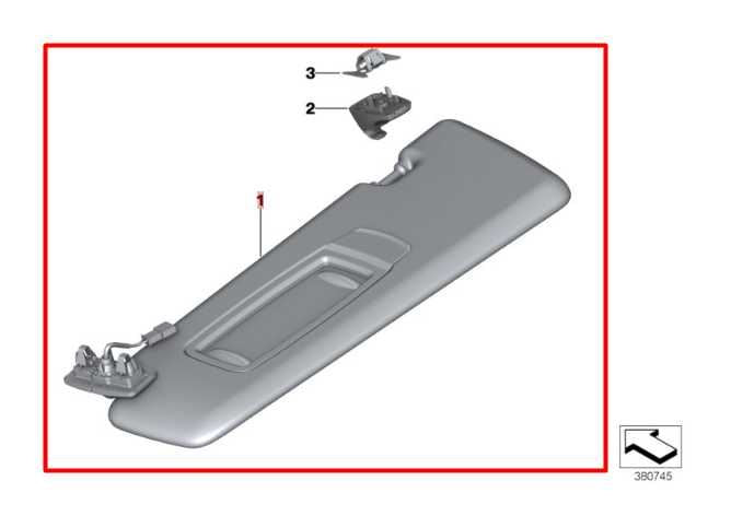 14-18 BMW X5 Front RH and LH Sun Visor w/ Illuminated Mirror Set of 2 *ReaD* - Alshned Auto Parts