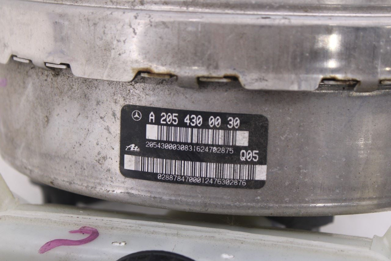 2015-2020 Mercedes-Benz C300 4Matic 2.0L Power Brake Booster and Master Cylinder8