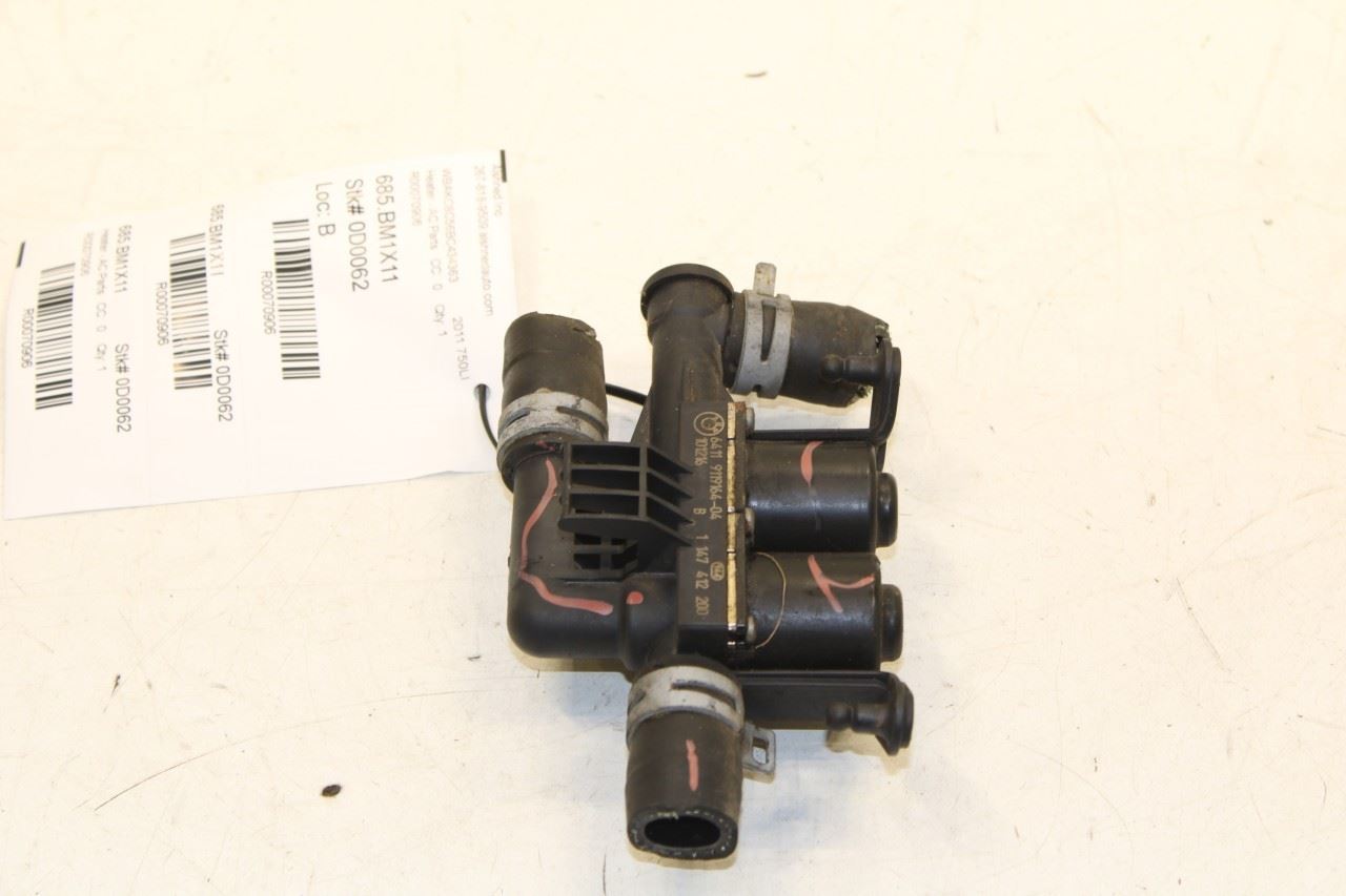 2010-2015 BMW 750Li xDrive HVAC Heater Water Control Valve 9119164 OEM - Alshned Auto Parts