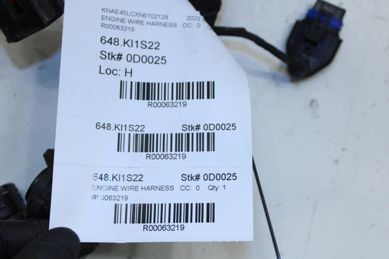 2022-2023 Kia Stinger GT1 3.3L AWD Engine Wire Harness 91435-J5050 OEM - Alshned Auto Parts