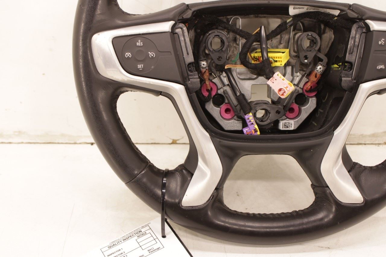 2017-2020 GMC Acadia SLT-1 3.6L AWD Steering Wheel Leather w/ Control Buttons - Alshned Auto Parts