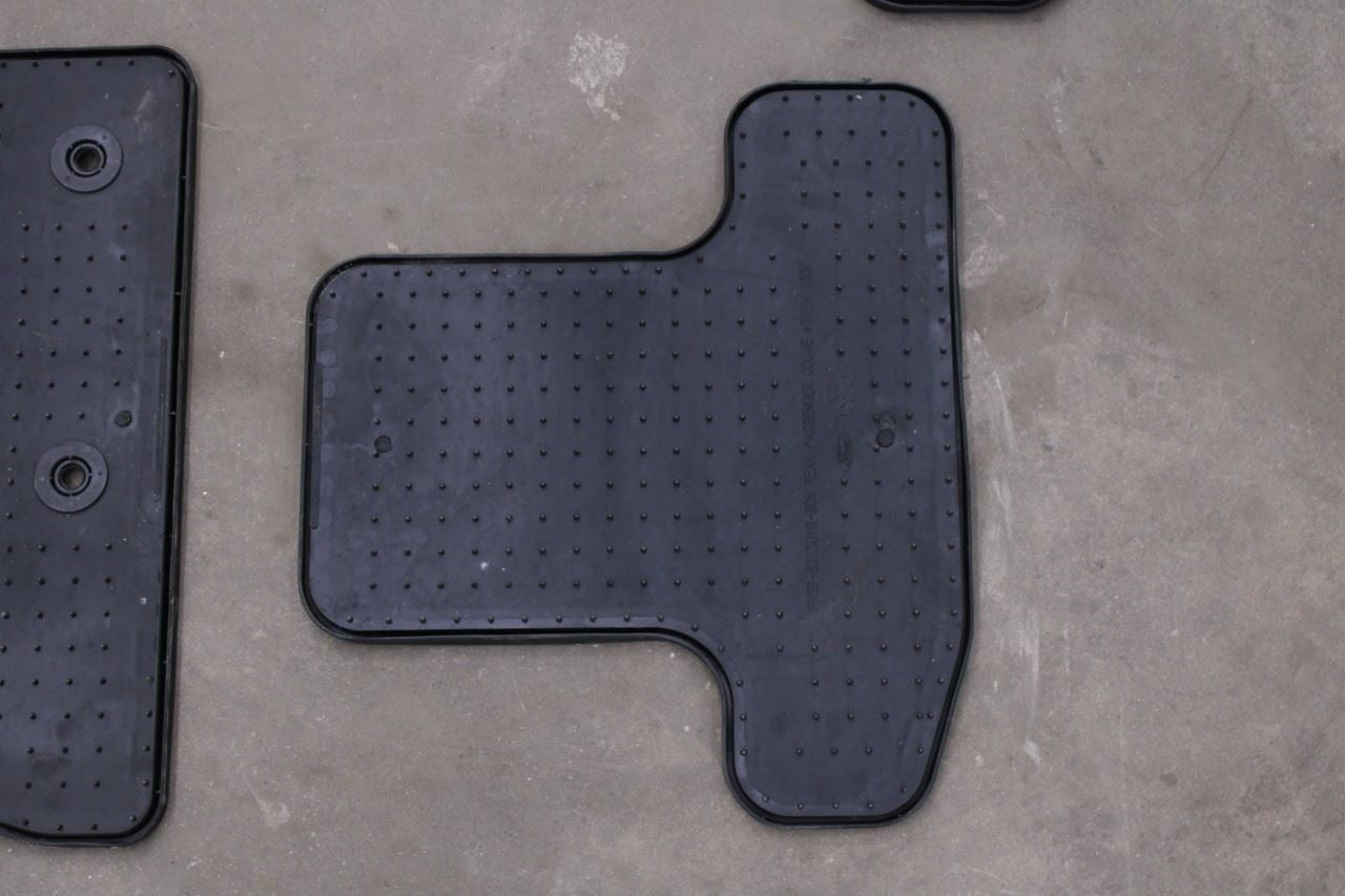 2015-23 Ford Mustang Conv V6 Front Rear RH and LH All Weather Rubber Floor Mats - Alshned Auto Parts