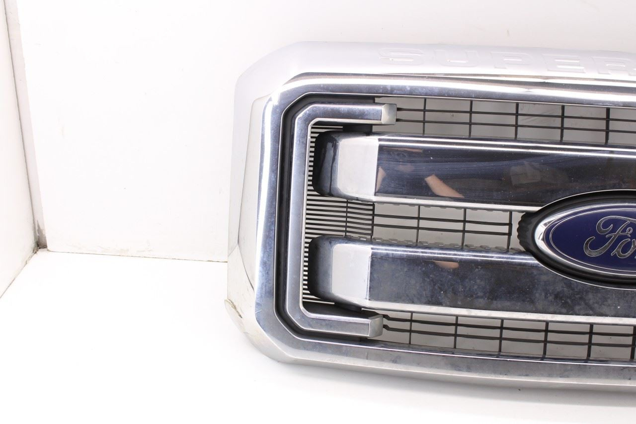 2011-16 Ford F250 Lariat Crew Cab Front Radiator Grille Chrome w/ Emblem *ReaD* - Alshned Auto Parts