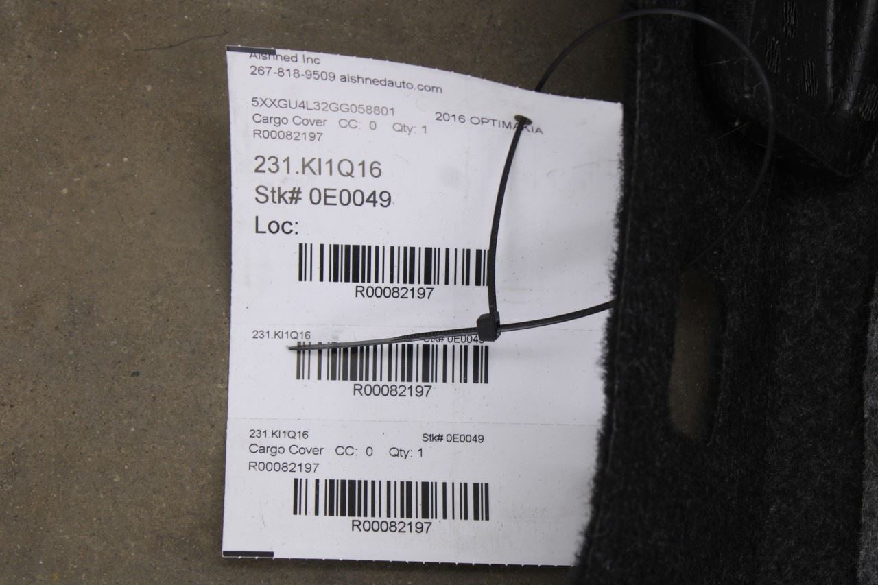 16-18 Kia Optima EX 2.4L FWD Front and Rear 2nd Row Floor Interior Carpet Liner - Alshned Auto Parts