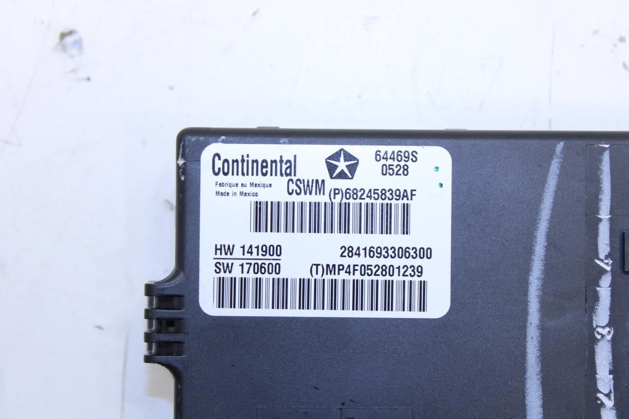 2017-2018 Jeep Compass Latitude Heated Seat Control Module 68245839AF OEM - Alshned Auto Parts