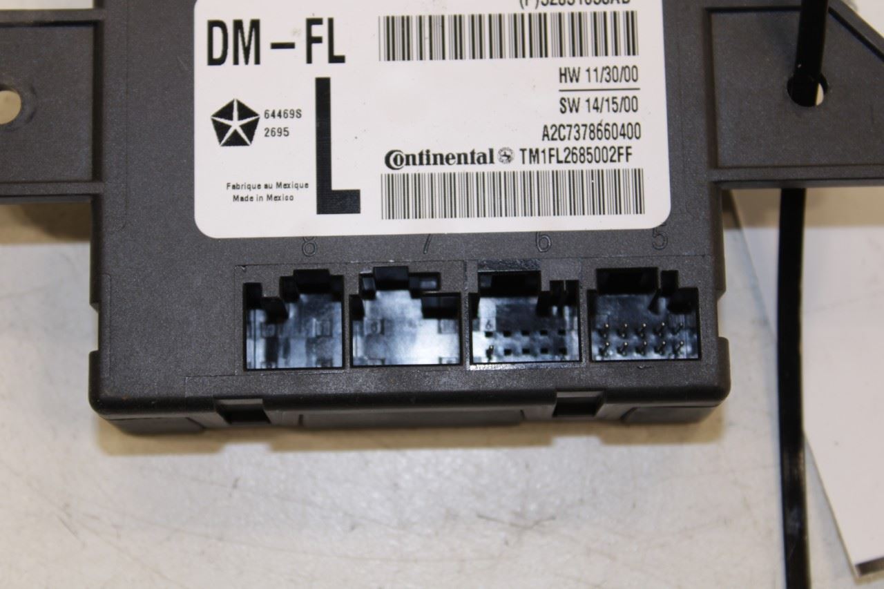 2014-16 Maserati Ghibli S Q4 3.0L AWD Front Driver Left Side Door Control Module - Alshned Auto Parts