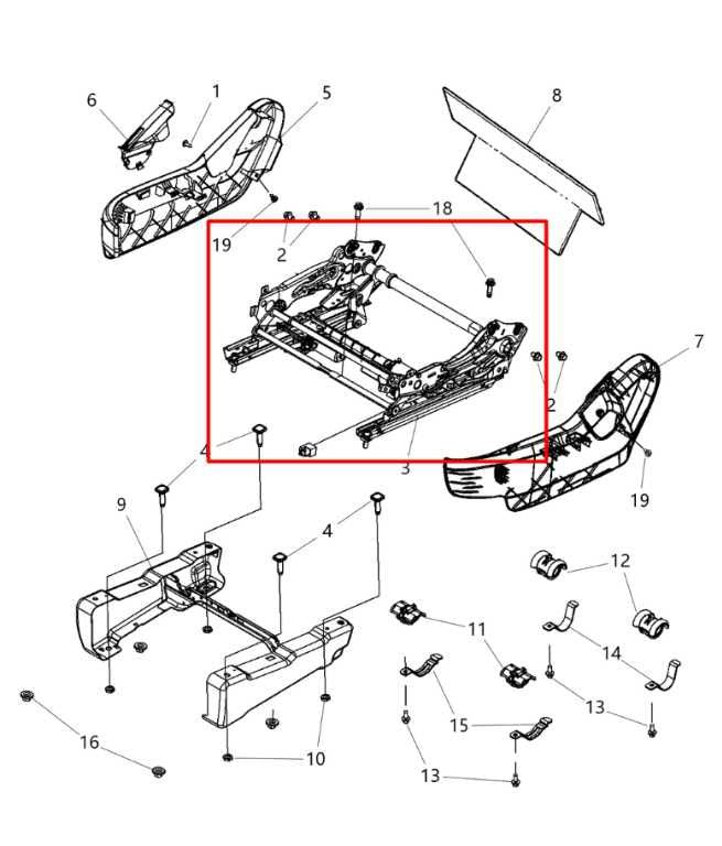 2009-20 Dodge Grand Caravan GT Front Passenger Right Side Seat Lower Track Frame - Alshned Auto Parts