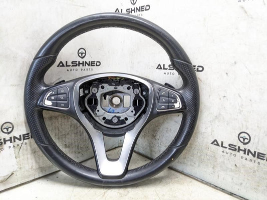 15-20 Mercedes-Benz C300 Steering Wheel w/ Control Buttons 00046018039E38 *ReaD* - Alshned Auto Parts