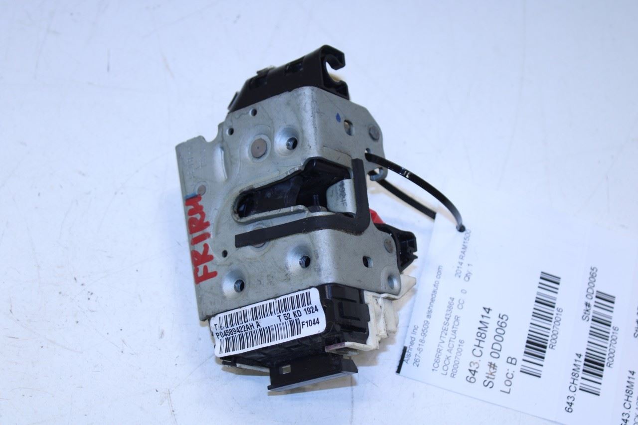 2012-18 RAM 1500 Crew Cab Laramie Front Right Door Lock Latch Actuator 4589422AH - Alshned Auto Parts