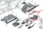 2017-20 BMW 430i xDrive Steering Column Upper and Lower Shroud Cover 613168234661